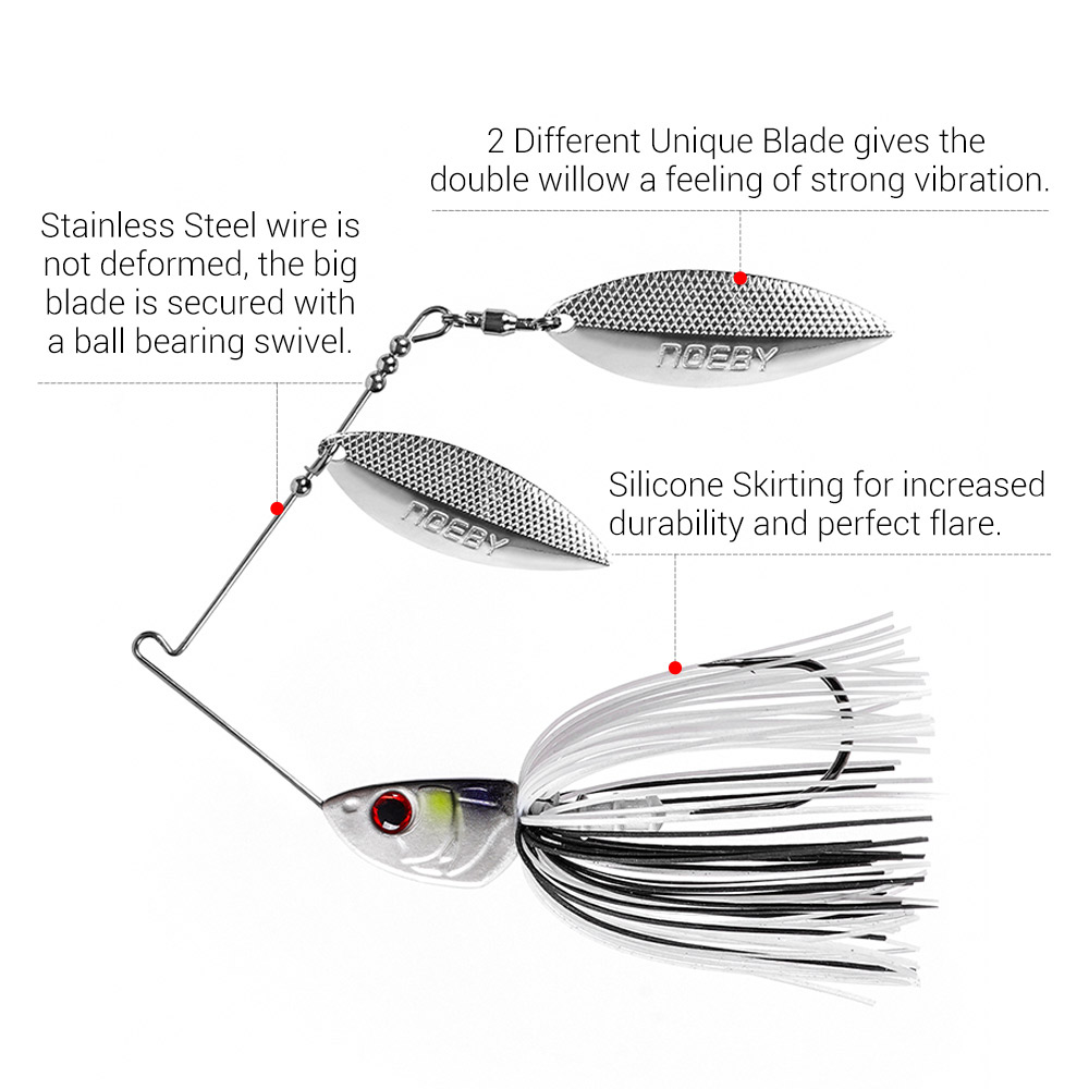 Noeby Spinnerbait 10.5g 14g 21 – Fishing Lure Spinnerbait recenzja i cena