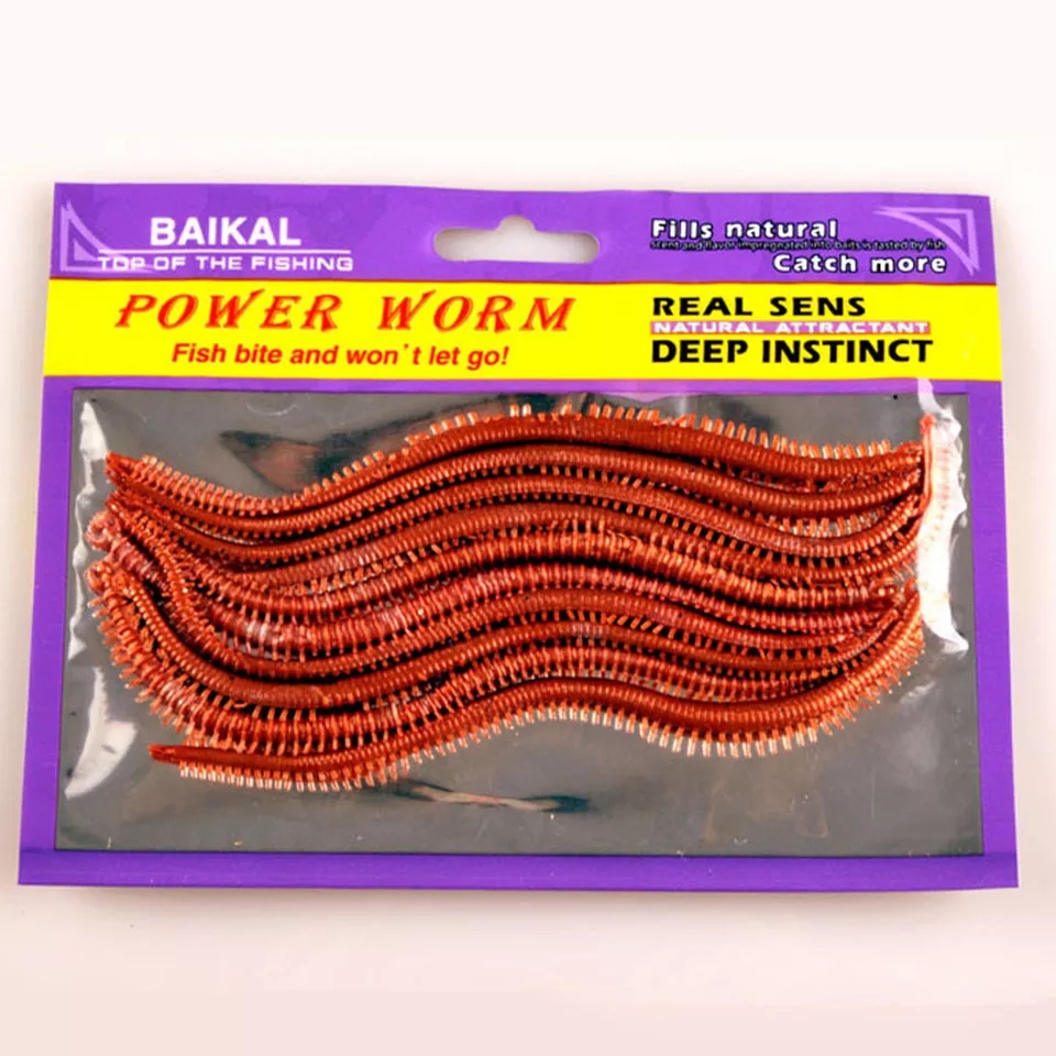 10 sztuk/partia sztuczne robak – Fishing Lure Soft Plastic recenzja i cena