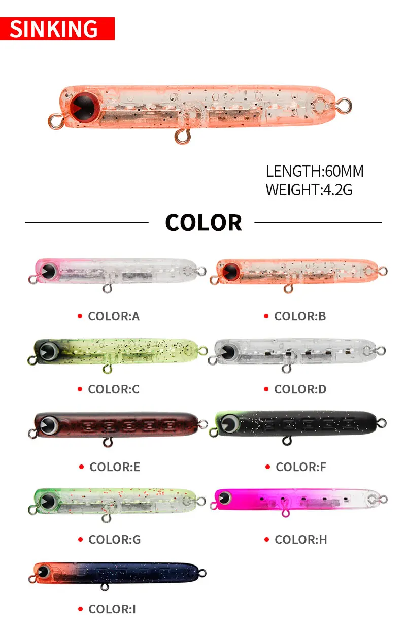 Przynęta wędkarska typu pencil – Fishing Lure Jerkbait recenzja i cena