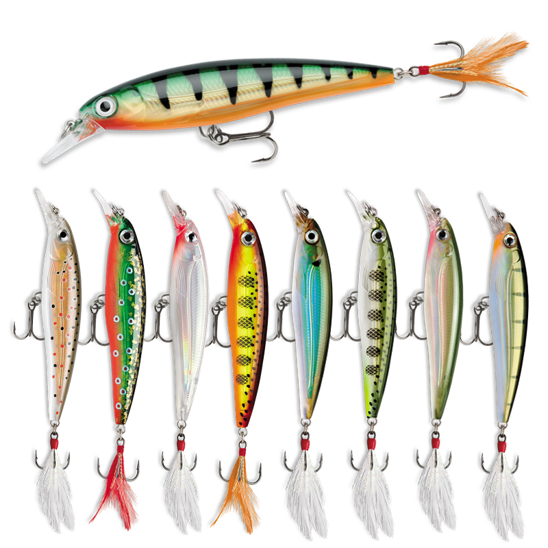 Pływające przynęty Minnow 70mm – Fishing Lure Spinnerbait recenzja i cena