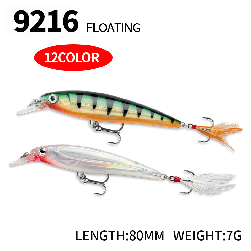 Pływające przynęty Minnow 70mm – Fishing Lure Spinnerbait recenzja i cena