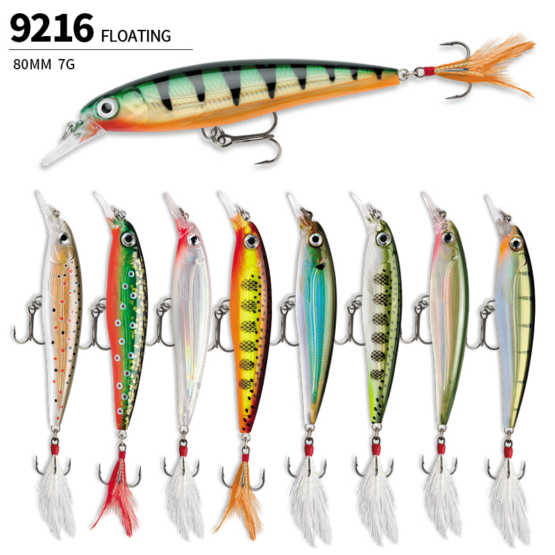Pływające przynęty Minnow 70mm – Fishing Lure Spinnerbait recenzja i cena