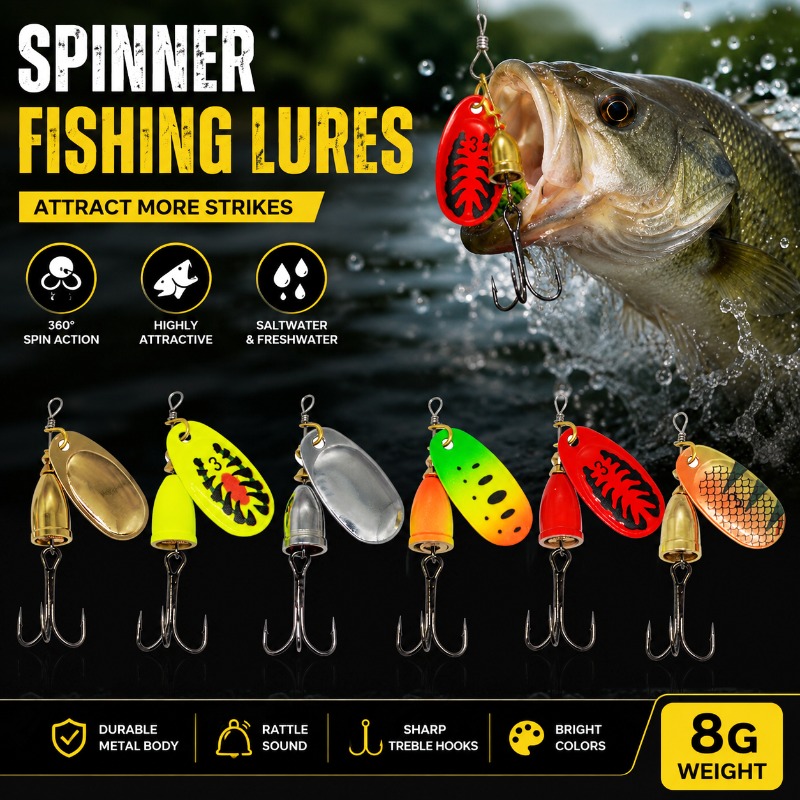 Przynęta spinningowa 8g z meta – Fishing Lure Blade Bait recenzja i cena